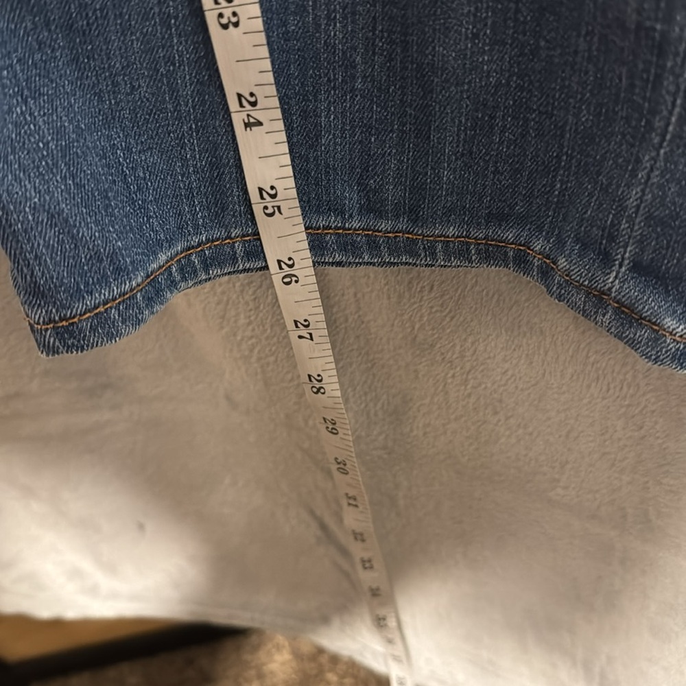 Lucky Brand jeans women cropped‎  size 8 29 Blue Ankle Cropped Jeans medium wash - Picture 7 of 14